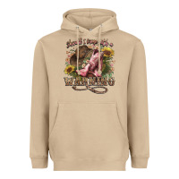 Mushroom shouldve come with a warning boots  cowboy Heavyweight Hoodie - NancyCooperArtShop
