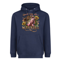 Navy shouldve come with a warning boots  cowboy Heavyweight Hoodie - NancyCooperArtShop