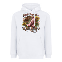 White shouldve come with a warning boots  cowboy Heavyweight Hoodie - NancyCooperArtShop