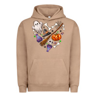 Pigment Burro love hallowen Urban Hoodie - NancyCooperArtShop