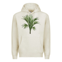 Oatmeal Heather Botanical Majesty Palm Illustrations Premium Hoodie - LillyAllenDesigns
