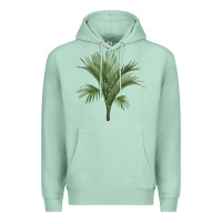 Seafoam Botanical Majesty Palm Illustrations Premium Hoodie - LillyAllenDesigns