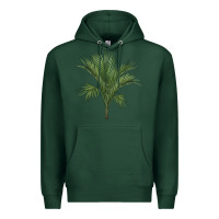 Sports Green Botanical Majesty Palm Illustrations Premium Hoodie - LillyAllenDesigns