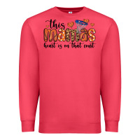 Cardinal this mamas heart is on that court Premium Sweatshirt - MaliasSmallBusiness