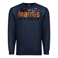 Navy this mamas heart is on that court Premium Sweatshirt - MaliasSmallBusiness