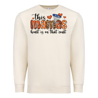 Sandshell this mamas heart is on that court Premium Sweatshirt - MaliasSmallBusiness