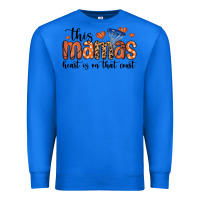 True Royal this mamas heart is on that court Premium Sweatshirt - MaliasSmallBusiness
