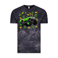 Cloud Black Monster truck st patricks day Vintage Tee - Neo Western