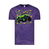 Cloud Purple Monster truck st patricks day Vintage Tee - Neo Western