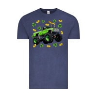 Vintage Denim Monster truck st patricks day Vintage Tee - Neo Western