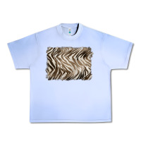 Grape Ice brown zebra pattern background Urban Heavy Tee - BarkalooDesign