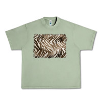 Oil Green brown zebra pattern background Urban Heavy Tee - BarkalooDesign