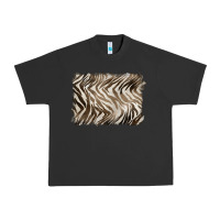 Pigment Black brown zebra pattern background Urban Heavy Tee - BarkalooDesign