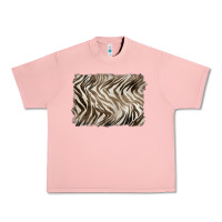 Salmon brown zebra pattern background Urban Heavy Tee - BarkalooDesign