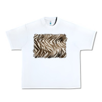 White brown zebra pattern background Urban Heavy Tee - BarkalooDesign