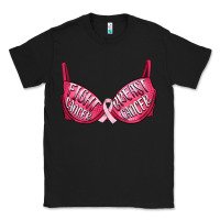 Black Fight cancer breast cancer bra Classic Tee - Artiststas