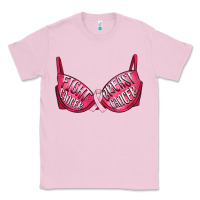 Bubblegum Pink Fight cancer breast cancer bra Classic Tee - Artiststas