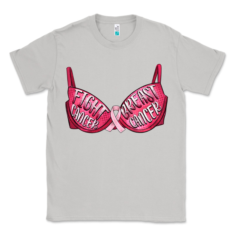Fight Cancer Breast Cancer Bra Classic Tee by Artiststas | Teevron