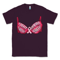 Plum Fight cancer breast cancer bra Classic Tee - Artiststas