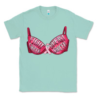 Seafoam Fight cancer breast cancer bra Classic Tee - Artiststas