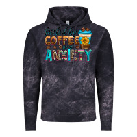 Cloud Black fueled by coffee and anxiety Vintage Hoodie - Zillion Design Studio