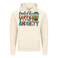 Vintage Artic fueled by coffee and anxiety Vintage Hoodie - Zillion Design Studio