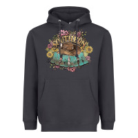 Smoke southern nana western flowers Heavyweight Hoodie - NancyCooperArtShop
