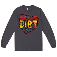 Smoke rub some dirt on it softball Long Sleeve Tee - Jasminsmagicworld