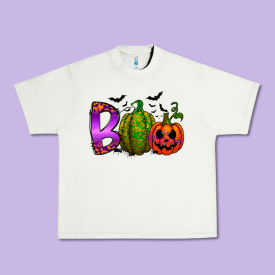 Boo Halloween Urban Heavy Tee Designed By Racoondesign