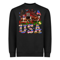 Black Barn in the USA Heavyweight Sweatshirt - Neo Western