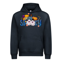 Navy Stay Spooky Urban Hoodie - texasbilliewilder