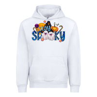 White Stay Spooky Urban Hoodie - texasbilliewilder