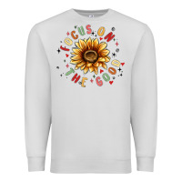 Dove Grey focus on the good Premium Sweatshirt - MaliasSmallBusiness