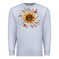 Heather Grey focus on the good Premium Sweatshirt - MaliasSmallBusiness