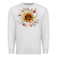 Oatmeal Heather focus on the good Premium Sweatshirt - MaliasSmallBusiness