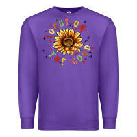 Purple focus on the good Premium Sweatshirt - MaliasSmallBusiness