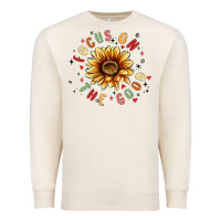 Sandshell focus on the good Premium Sweatshirt - MaliasSmallBusiness
