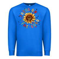 True Royal focus on the good Premium Sweatshirt - MaliasSmallBusiness