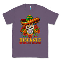 Lavender sombrero skull heritage Classic Tee - BundleAndBundleShop