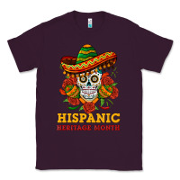 Plum sombrero skull heritage Classic Tee - BundleAndBundleShop