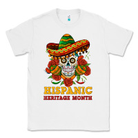 White sombrero skull heritage Classic Tee - BundleAndBundleShop