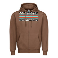 Chestnut western cowhide serape sunflower mama license plate Zipper Hoodie - BarkalooDesign