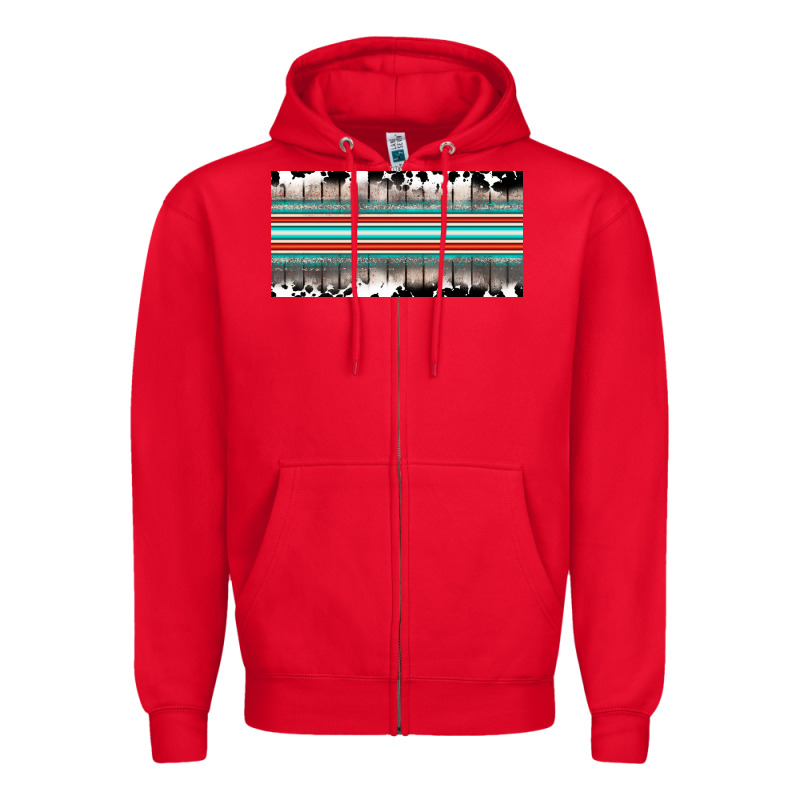 Western Cowhide Serape Sunflower Mama License Plate Zipper Hoodie by BarkalooDesign | Teevron