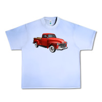 Grape Ice western red truck right 34 view 1 Urban Heavy Tee - FaDigitalArtStudio