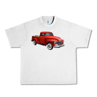 Lunar Rock western red truck right 34 view 1 Urban Heavy Tee - FaDigitalArtStudio