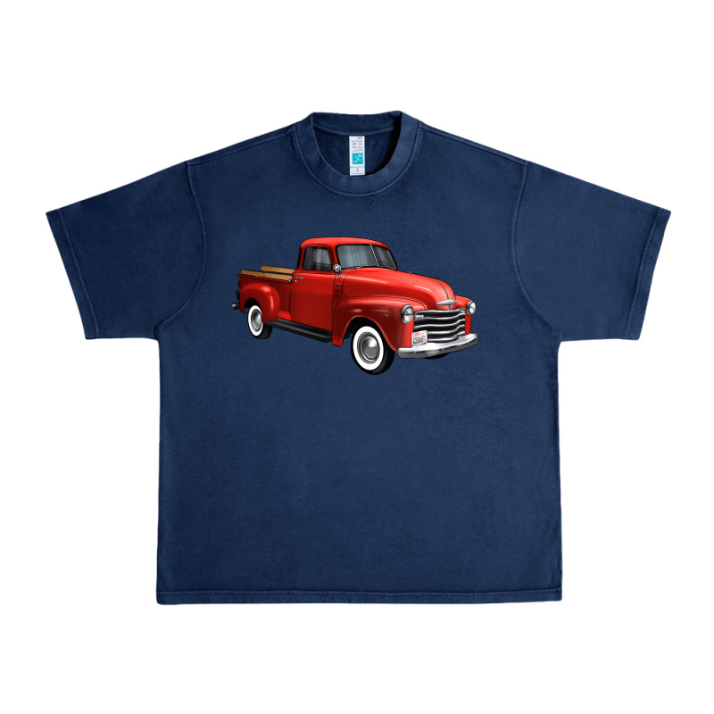 Western Red Truck Right 34 View 1 Urban Heavy Tee by FaDigitalArtStudio | Teevron