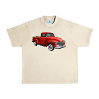 Sandshell western red truck right 34 view 1 Urban Heavy Tee - FaDigitalArtStudio