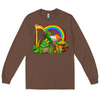 Chestnut st patricks day  rainbow shamrocks Long Sleeve Tee - AdoDesignShop
