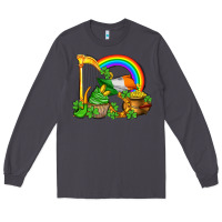 Smoke st patricks day  rainbow shamrocks Long Sleeve Tee - AdoDesignShop