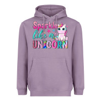 Lavender sparkle like a unicorn Heavyweight Hoodie - NancyCooperArtShop